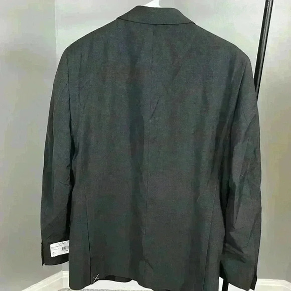 Calvin Klein Suit Jacket| Slim Fit | Charcoal Color | 38 Regular - Picture 6 of 9